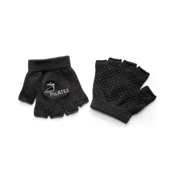 483sissel-pilates-gloves-SKU  SIS310125                    •anti-slip rubber coating in the palms for secure grip •extra stability for mat and equipment training •reduces slipping on gym floors •g